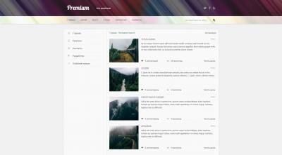 Шаблон Premium для блога на uCoz